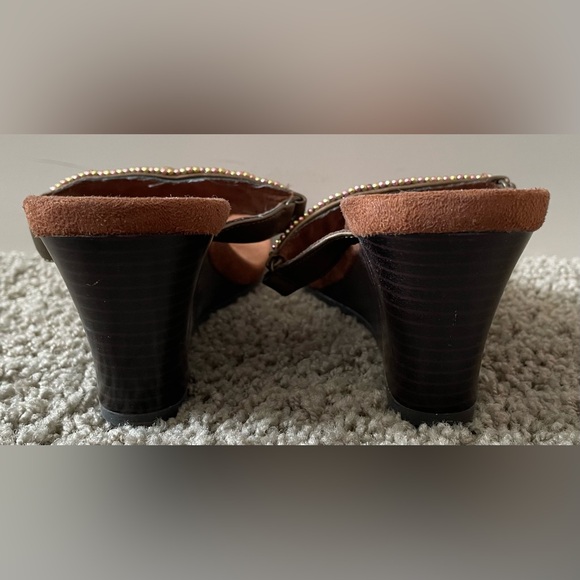 NWT White Mountain Beaded Wedge Sandals - Picture 6 of 7